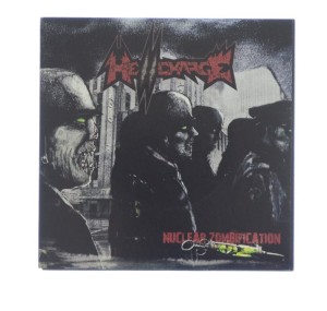 Hellcharge - Nuclear Zombification 7" 2009 GREECE (Limited, Numbered)